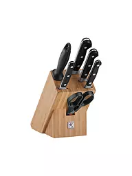 ZWILLING | Juego de bloque de cuchillos de 7 piezas PROFESSIONAL S Bambú | Marrón