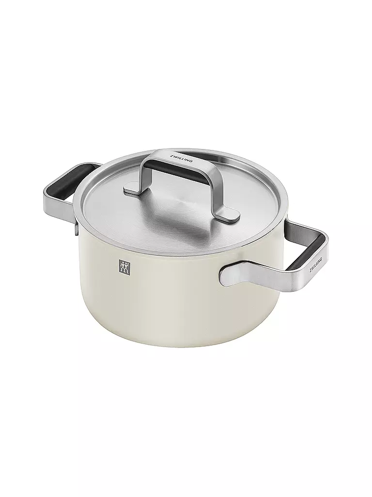 ZWILLING | Kochgeschirr - Set 5tlg. PURE Edelstahl / Elfenbein  | Crema