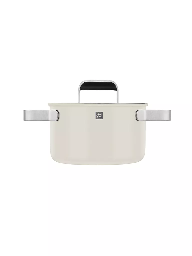 ZWILLING | Kochgeschirr - Set 5tlg. PURE Edelstahl / Elfenbein  | Crema
