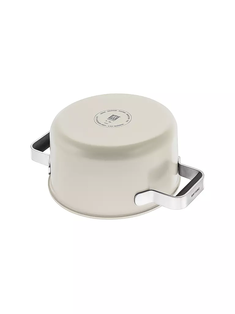 ZWILLING | Kochgeschirr - Set 5tlg. PURE Edelstahl / Elfenbein  | Crema
