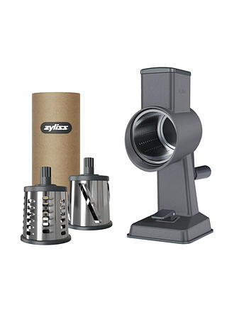 ZYLISS | Rallador de tambor de aluminio Gourmet 3 tambores gris