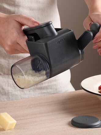 ZYLISS | Set de ralladores de queso profesionales de 18 cm gris