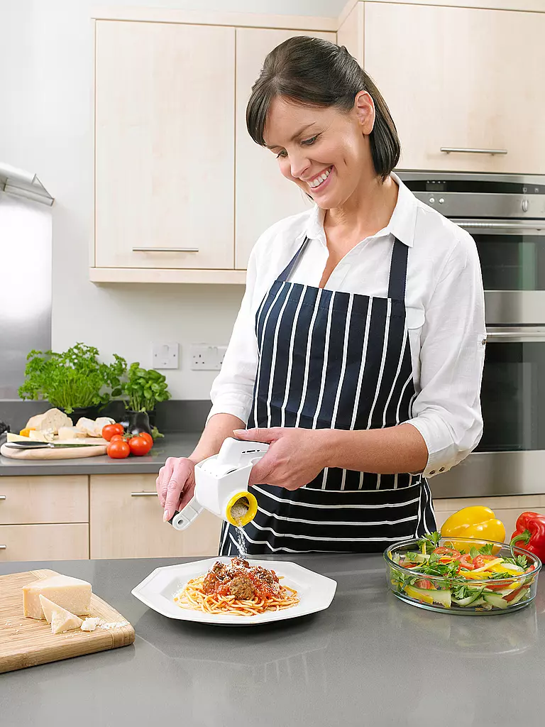 ZYLISS | Rallador de queso CLASSIC con tambor fino de acero inoxidable blanco | 