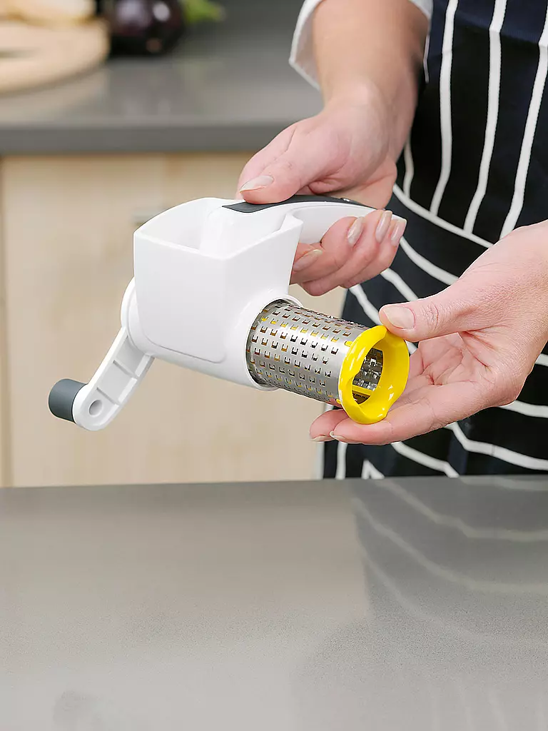 ZYLISS | Rallador de queso CLASSIC con tambor fino de acero inoxidable blanco | 